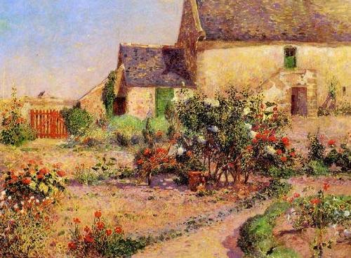 unknow artist The Garden at Kervaudu china oil painting image